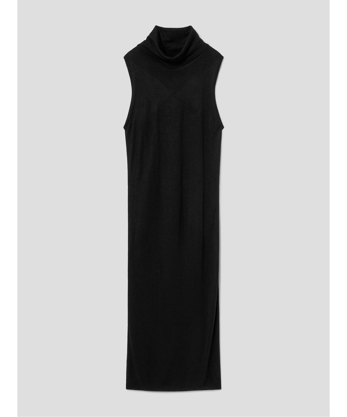 앙개(ANGGAE) Twisted Back Knit Dress  Black