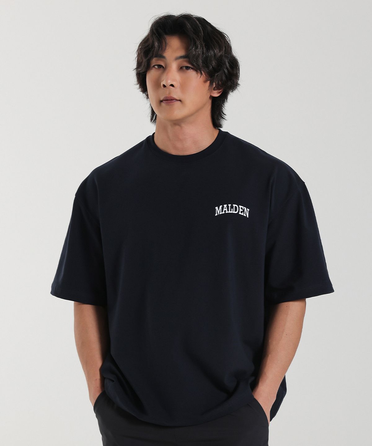몰든(MALDEN) 레터링 오버핏 티셔츠