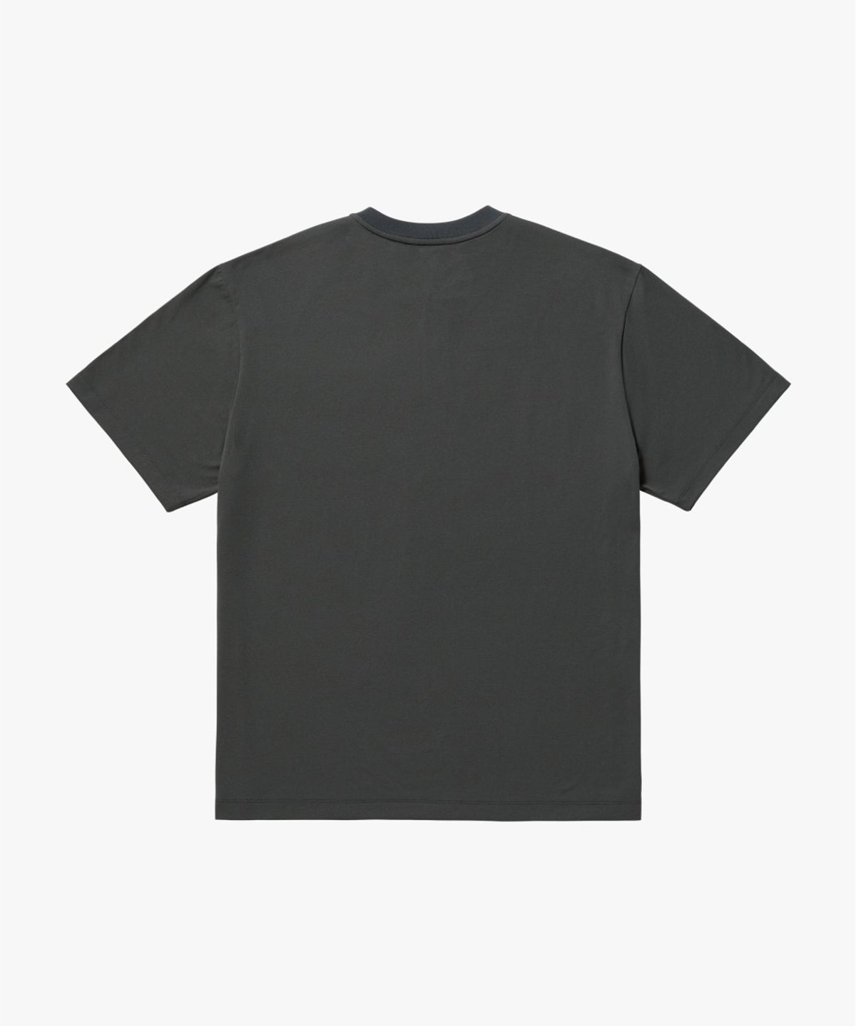 골스튜디오(GOALSTUDIO) AIR DRY HENLEY NECK BUTTON-UP-CHARCOAL