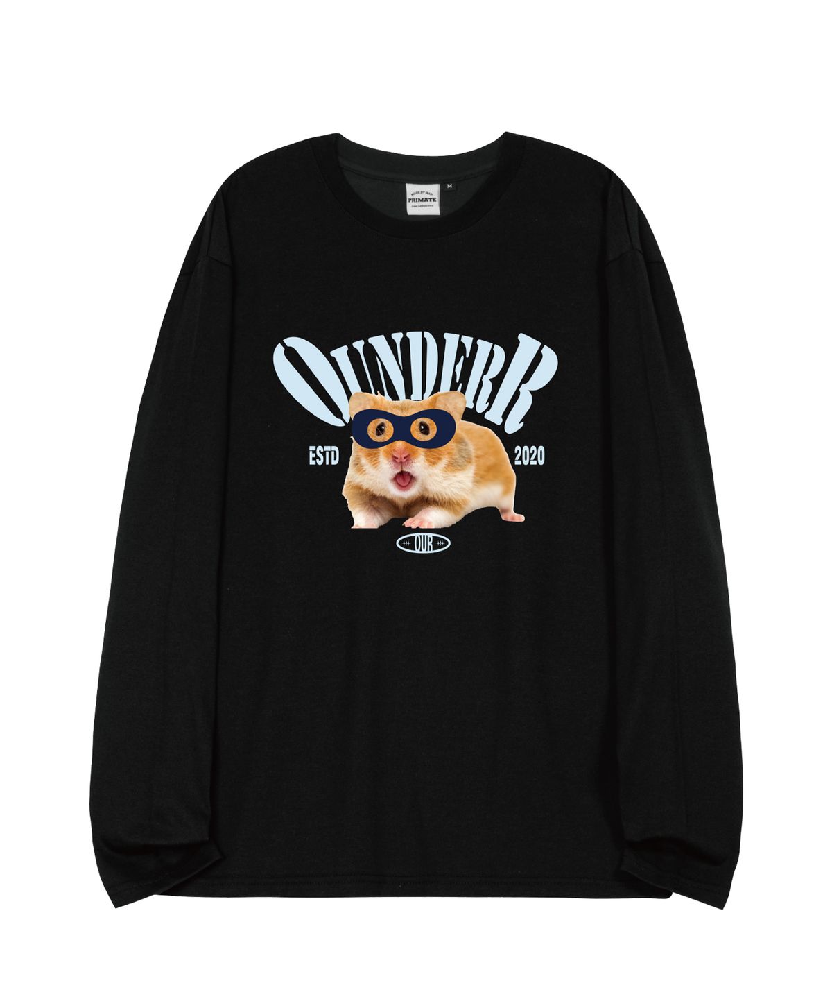 오언더알(OUNDERR) MASK HAMSTER 오버핏 롱 슬리브 4 COLORS