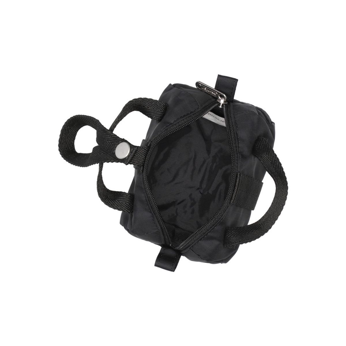 레스포색(LESPORTSAC) 리사이클드 블랙 마이크로 롤 챰 [1021.R086]