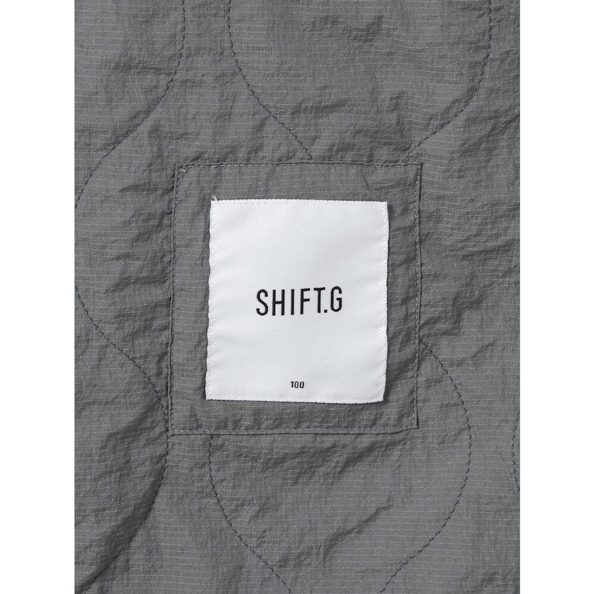 시프트지(SHIFT.G) Quilted Module Jumper  Khaki