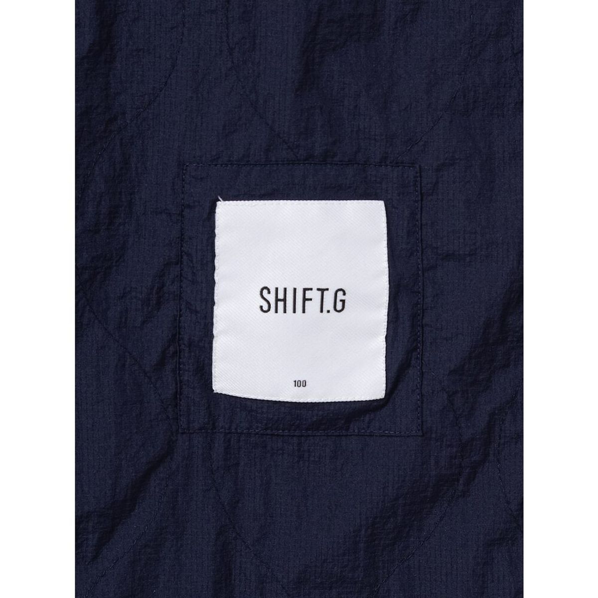 시프트지(SHIFT.G) Quilted Module Jumper  Royal Blue