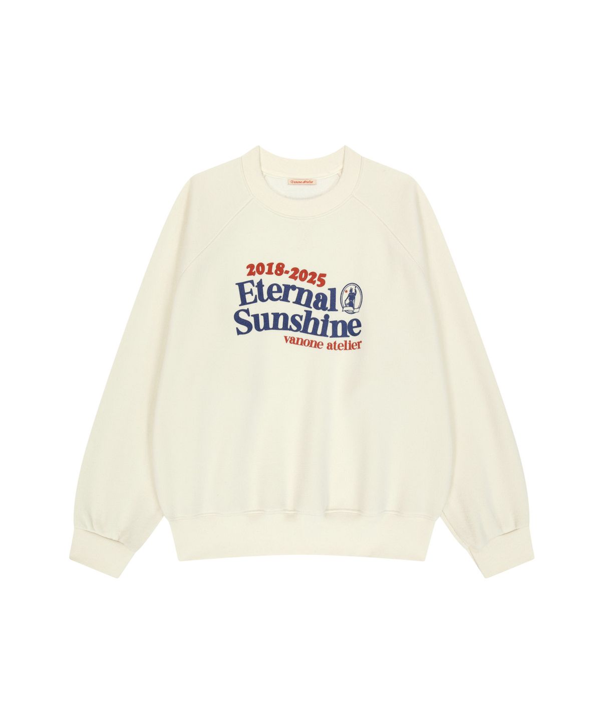 반원 아틀리에(VANONE ATELIER) A3517 Eternal sunshine 스웨트 셔츠_Cream