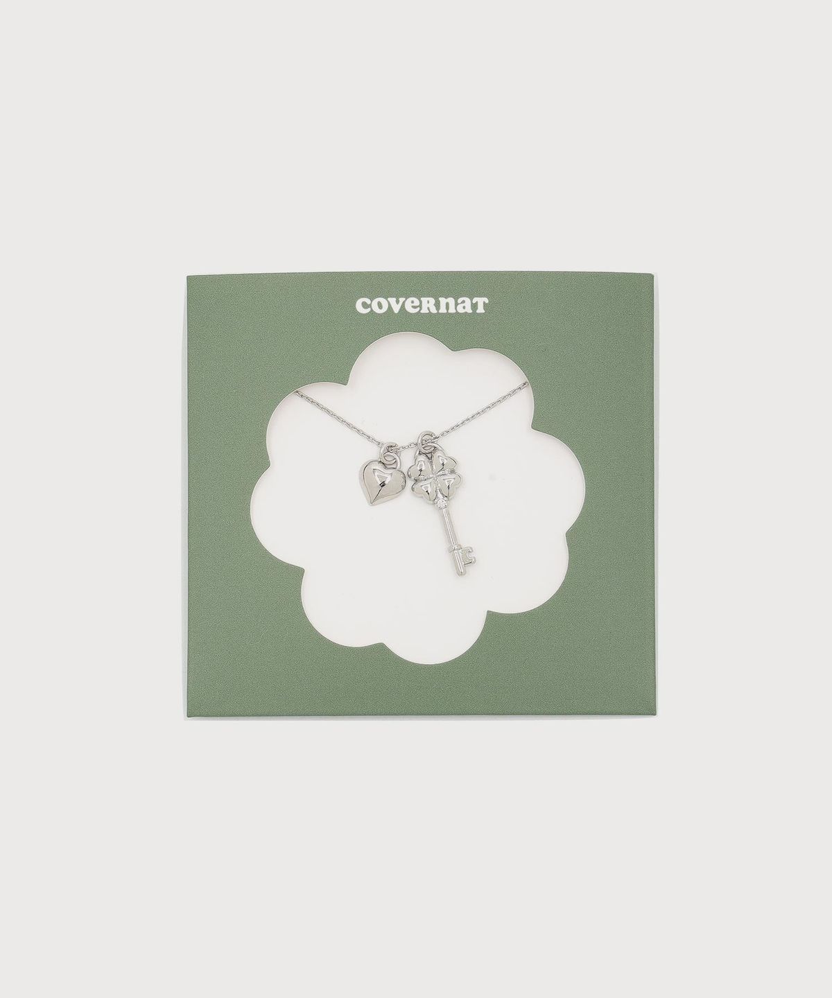 커버낫 우먼(COVERNAT WOMAN) 우먼 클로버 키 네크리스 Silver