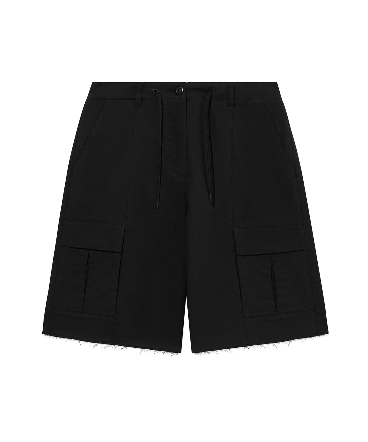 커버낫 우먼(COVERNAT WOMAN) 우먼 카고 버뮤다 쇼츠 Black