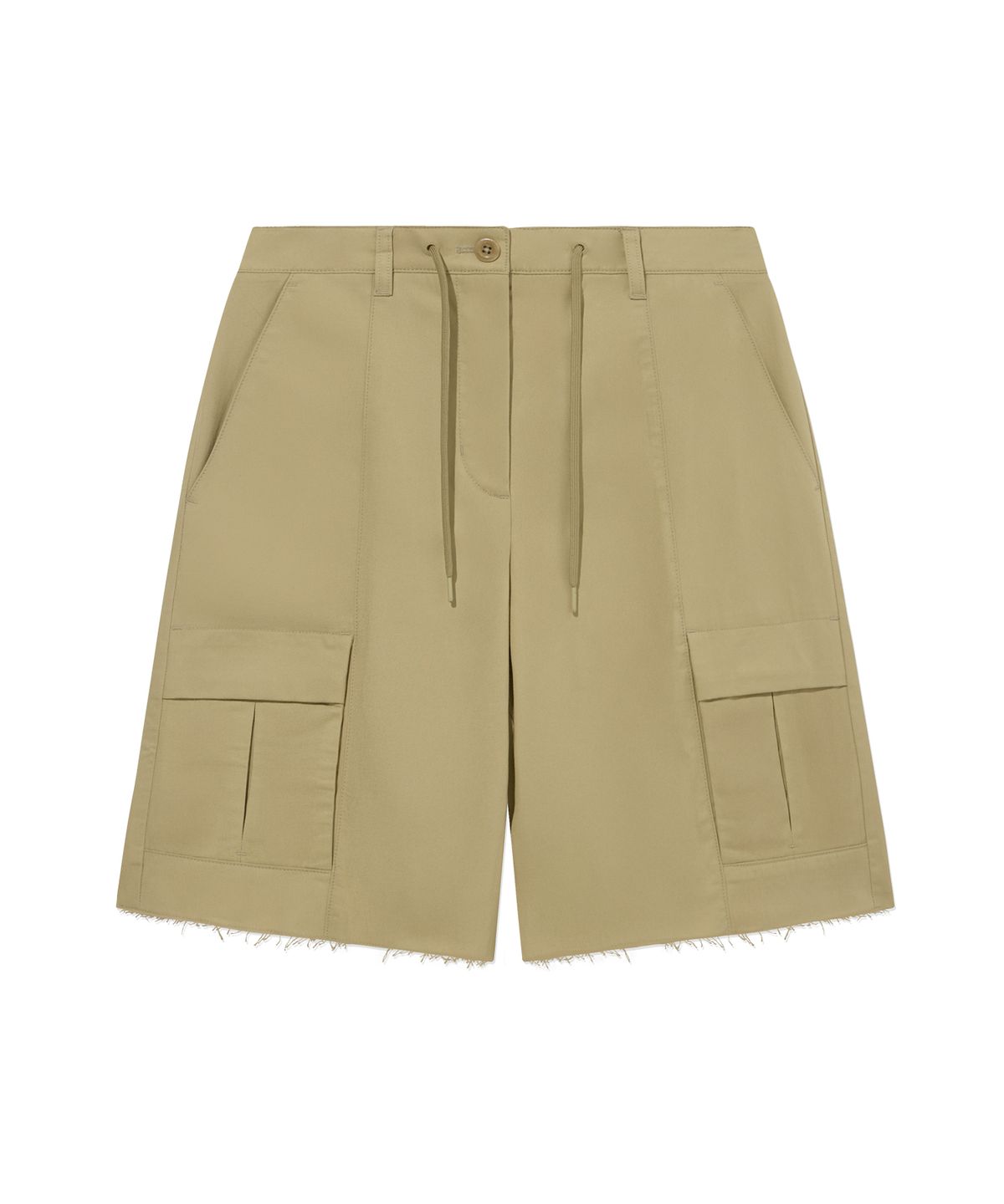 커버낫 우먼(COVERNAT WOMAN) 우먼 카고 버뮤다 쇼츠 Beige
