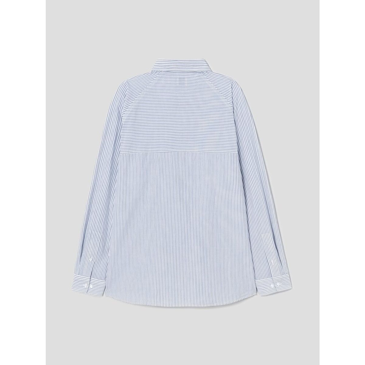 시프트지(SHIFT.G) Stripe Cloud Shirts  White
