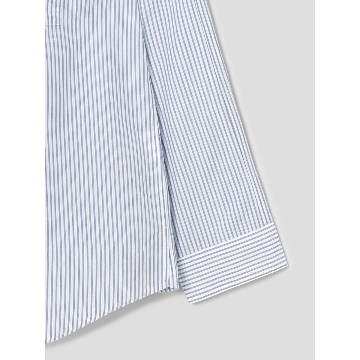 시프트지(SHIFT.G) Stripe Cloud Shirts  White