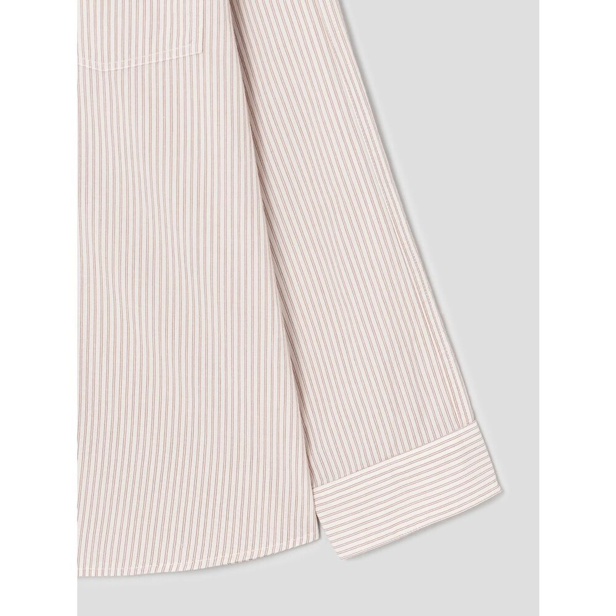 시프트지(SHIFT.G) Stripe Cloud Shirts  Beige