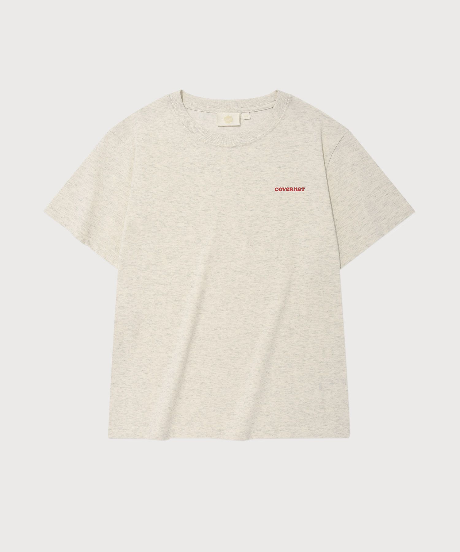 ★COVERNAT★ Cool Cotton C Logo T-Shirt Oatmeal MUSINSA | COVERNAT Cool Cotton C Logo T-Shirt Oatmeal