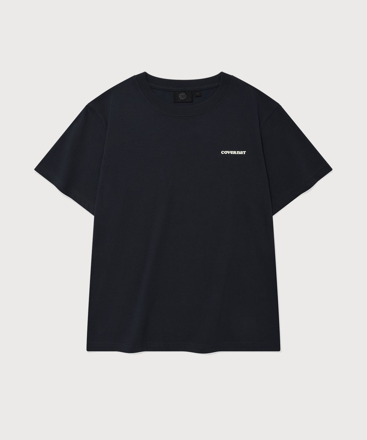 커버낫 우먼(COVERNAT WOMAN) [2PACK] 우먼 쿨 코튼 에센셜 티셔츠 Dark Navy+White