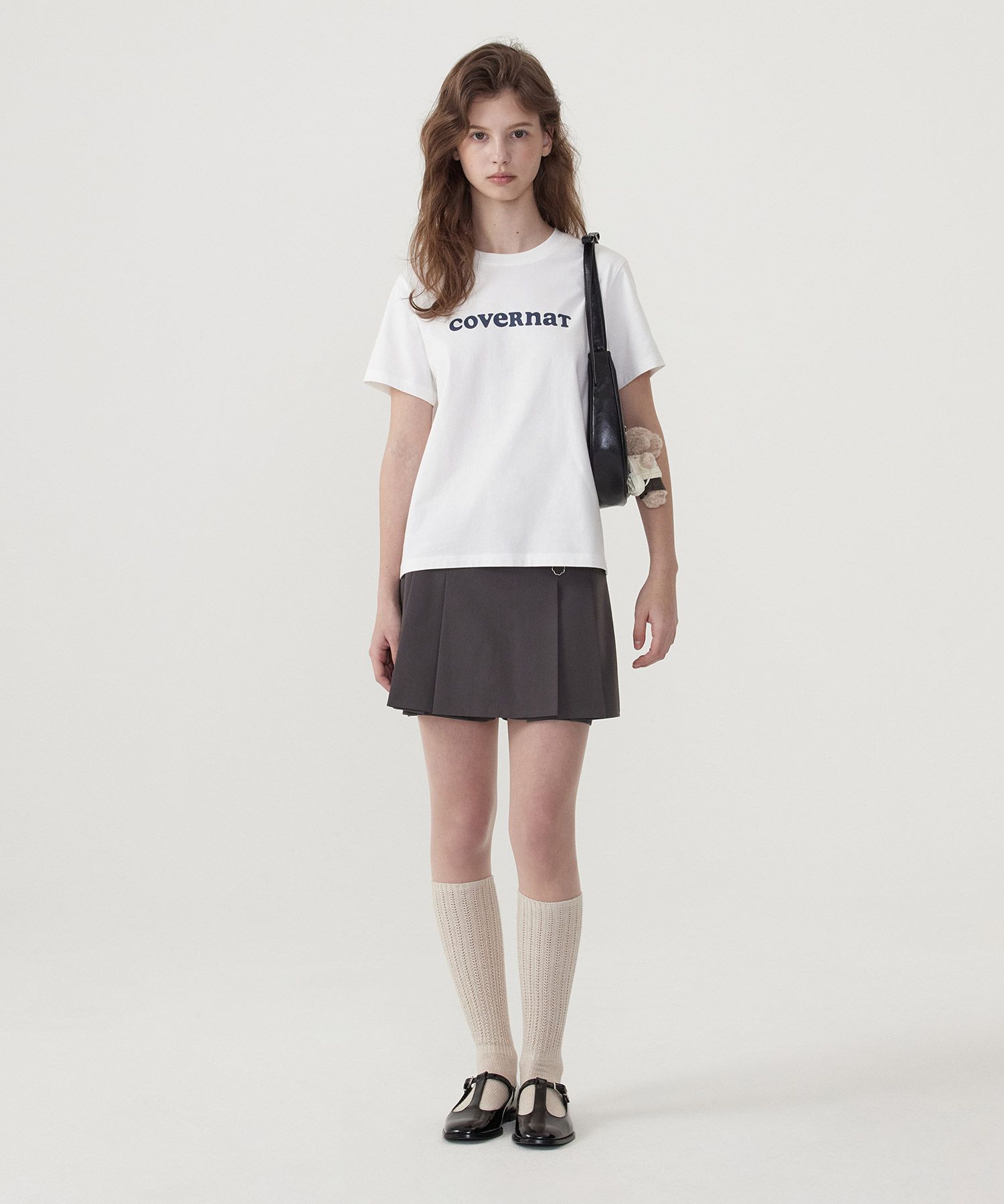 MUSINSA | COVERNAT WOMAN Women's Cool Cotton Cooper Logo T