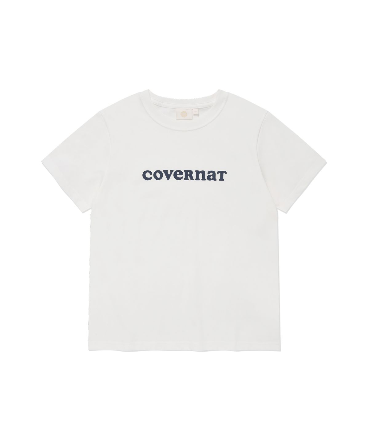 커버낫 우먼(COVERNAT WOMAN) 우먼 쿨 코튼 쿠퍼로고 티셔츠 White