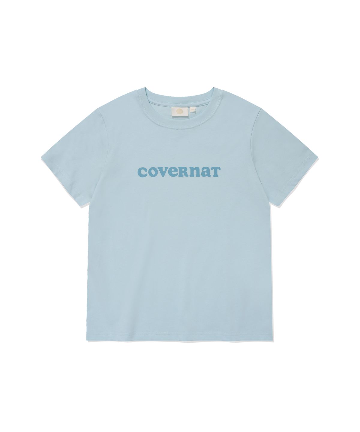 커버낫 우먼(COVERNAT WOMAN) 우먼 쿨 코튼 쿠퍼로고 티셔츠 Sky Blue