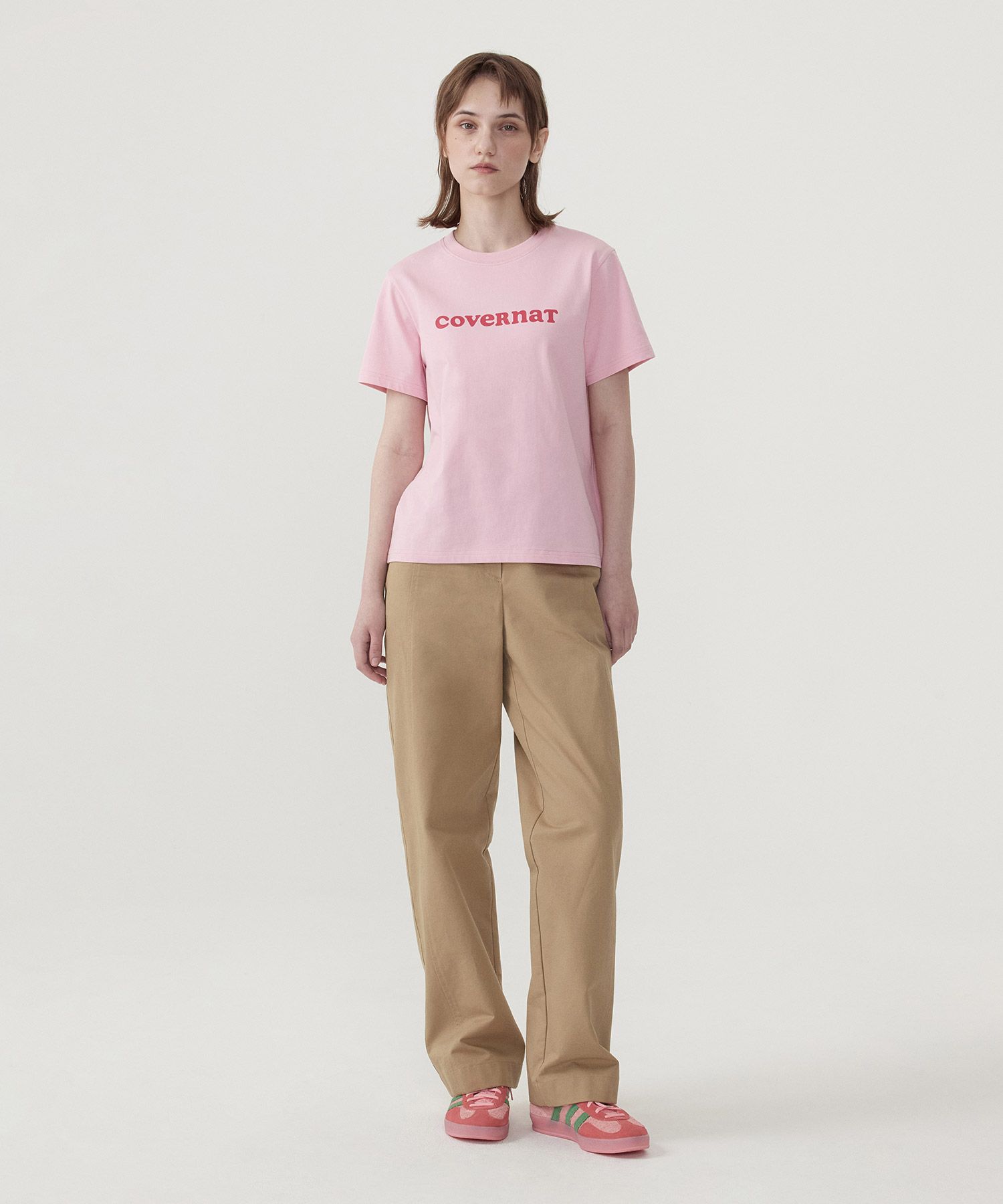 MUSINSA公式 | COVERNAT WOMAN Women's Cool Cotton Cooper Logo