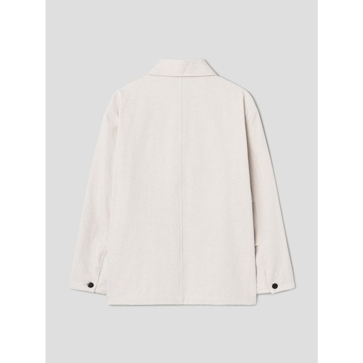 시프트지(SHIFT.G) Cotton Linen Chore ZoomIn Shirts  Ivory
