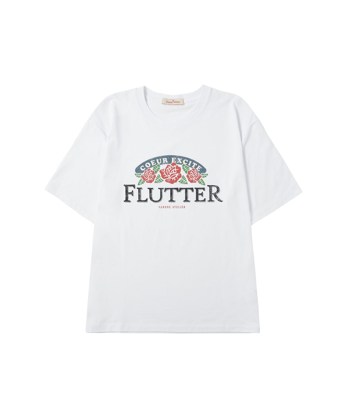 반원 아틀리에(VANONE ATELIER) A3519 Flutter 티셔츠_White