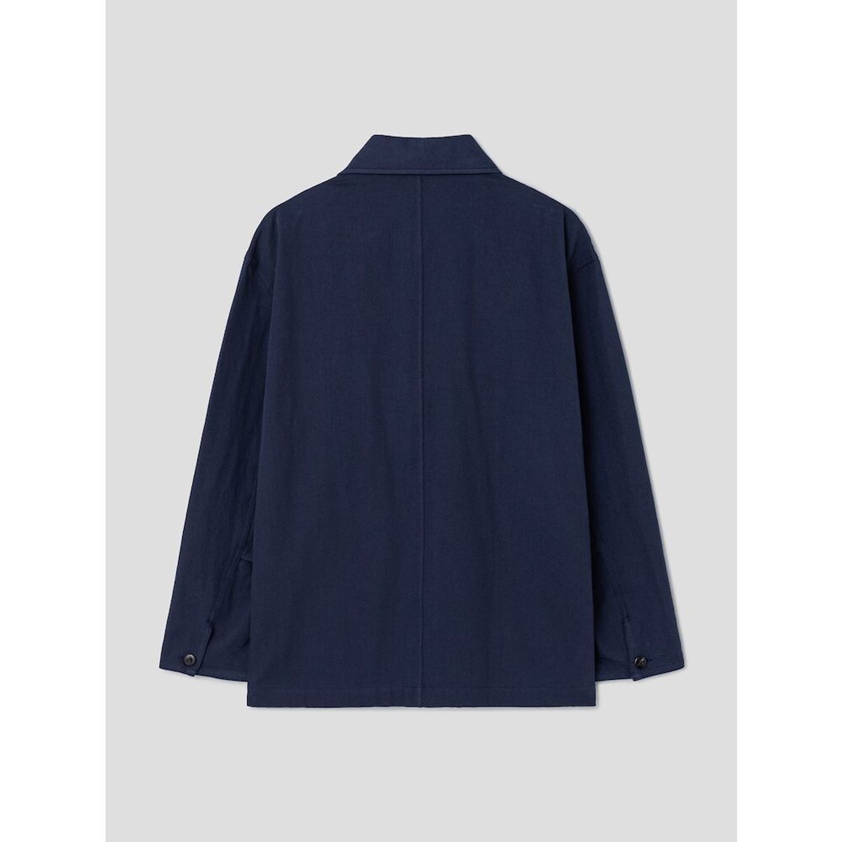 시프트지(SHIFT.G) Cotton Linen Chore ZoomIn Shirts  Navy