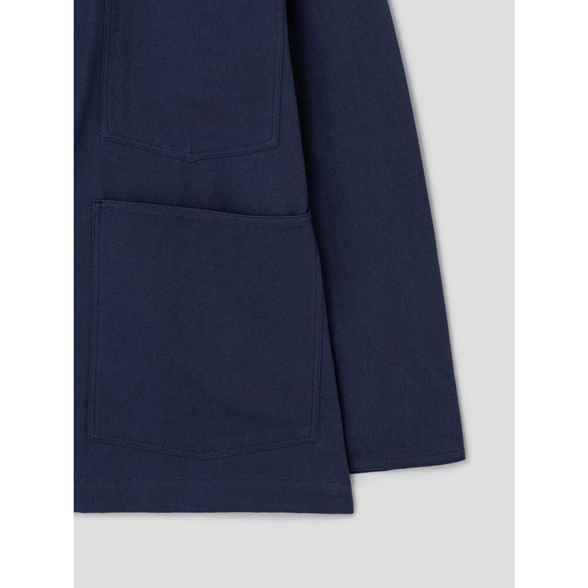 시프트지(SHIFT.G) Cotton Linen Chore ZoomIn Shirts  Navy