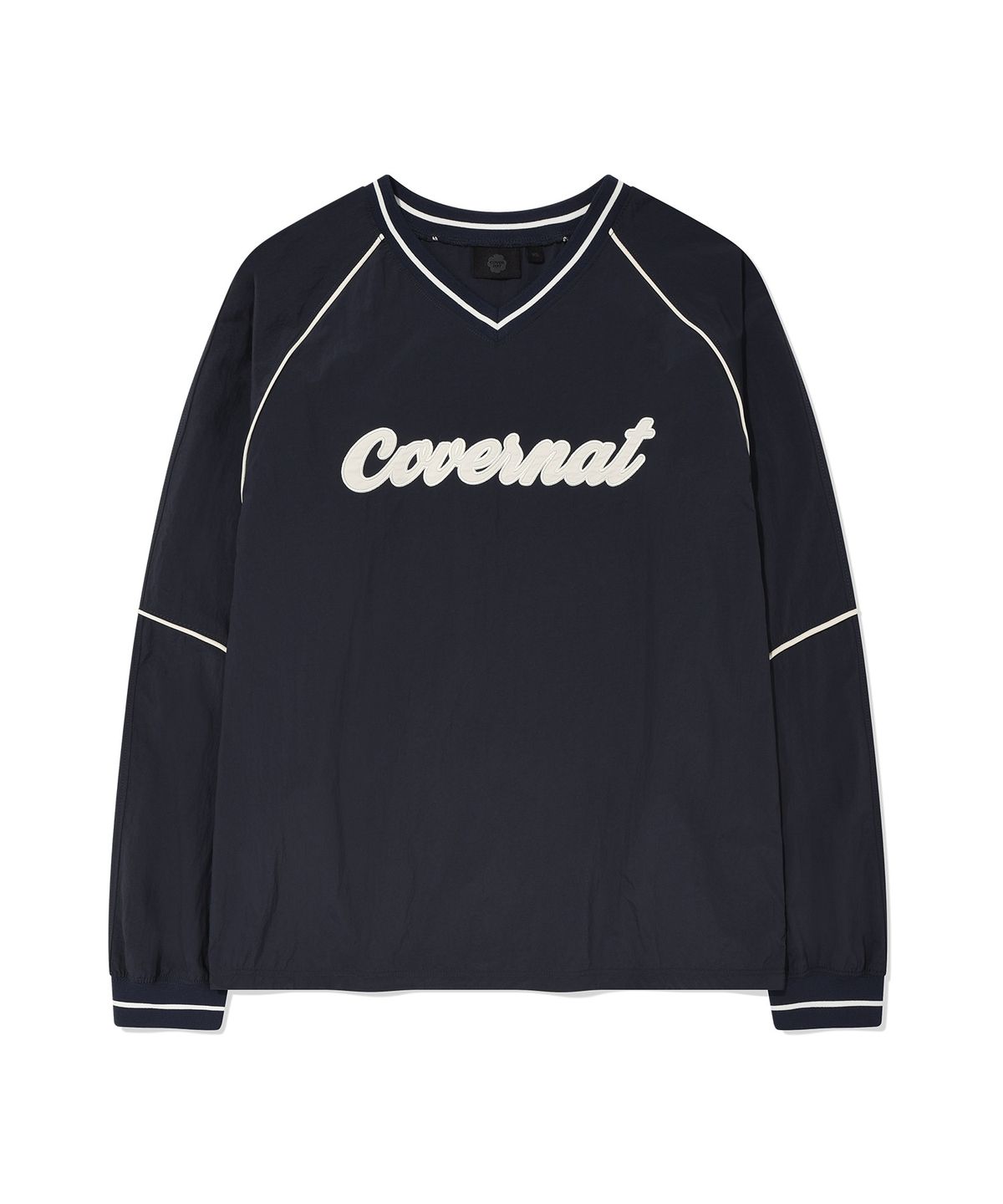 커버낫 우먼(COVERNAT WOMAN) 우먼 로고 나일론 롱슬리브 Navy