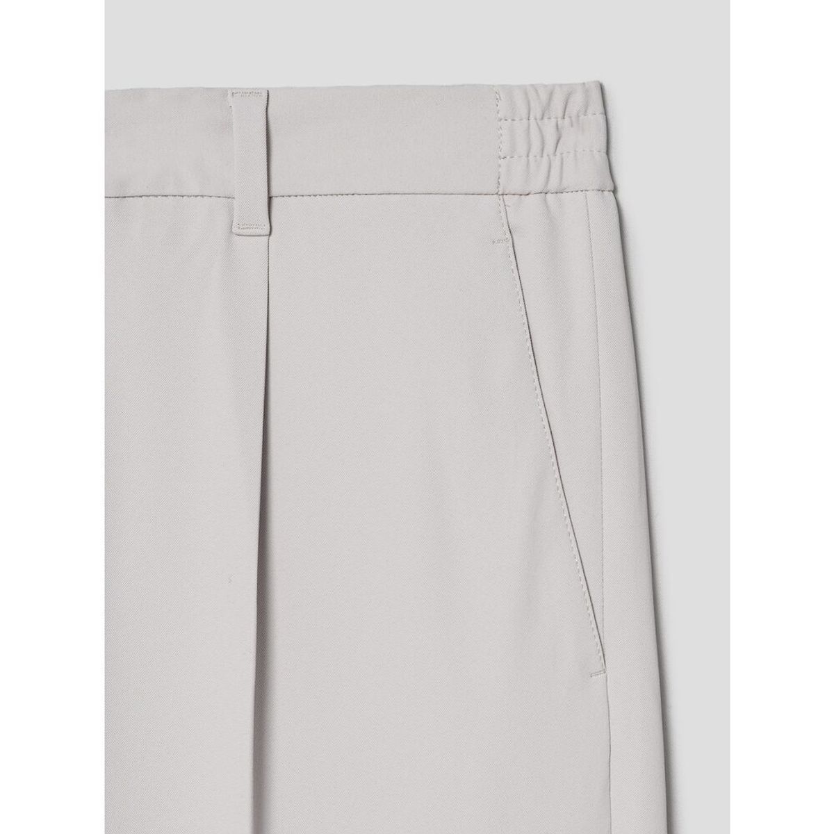 시프트지(SHIFT.G) Ordinary Semi Wide Slacks  Ivory