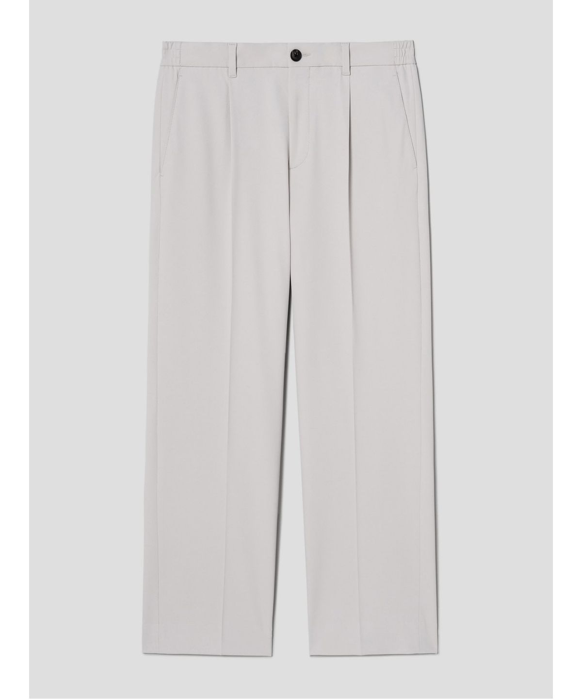 시프트지(SHIFT.G) Ordinary Semi Wide Slacks  Ivory