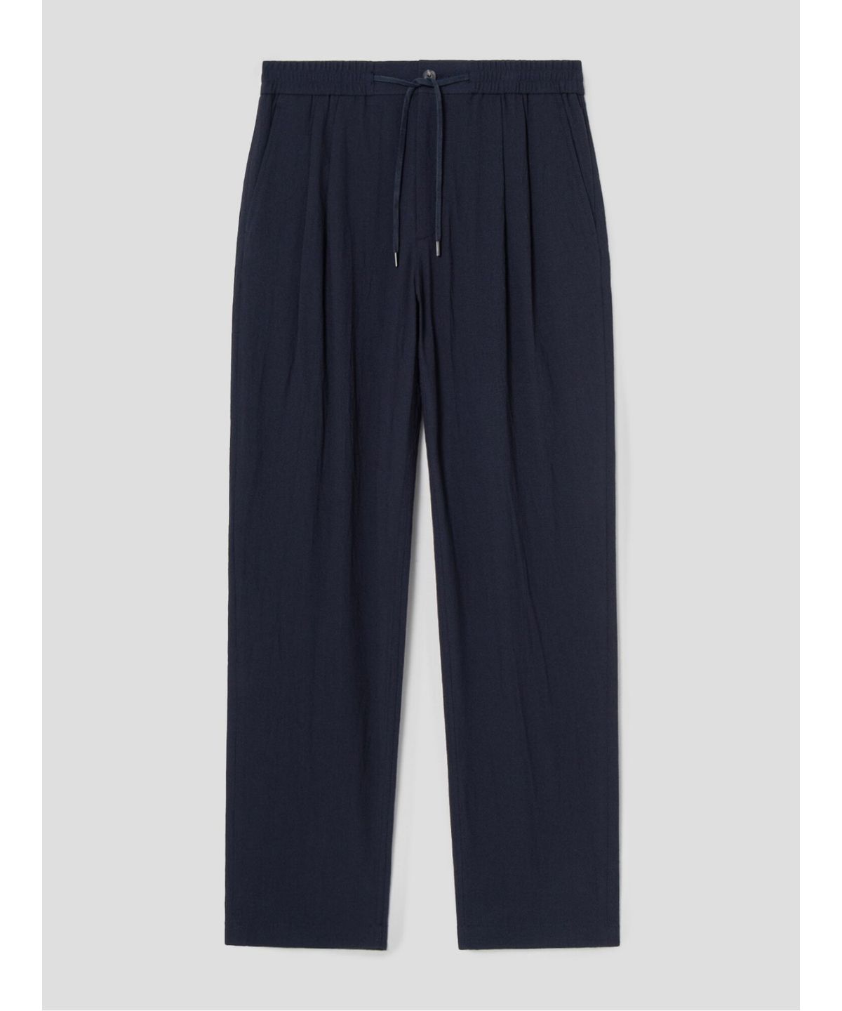 시프트지(SHIFT.G) Officer Pleats Wool Slacks (SetUp)  Navy