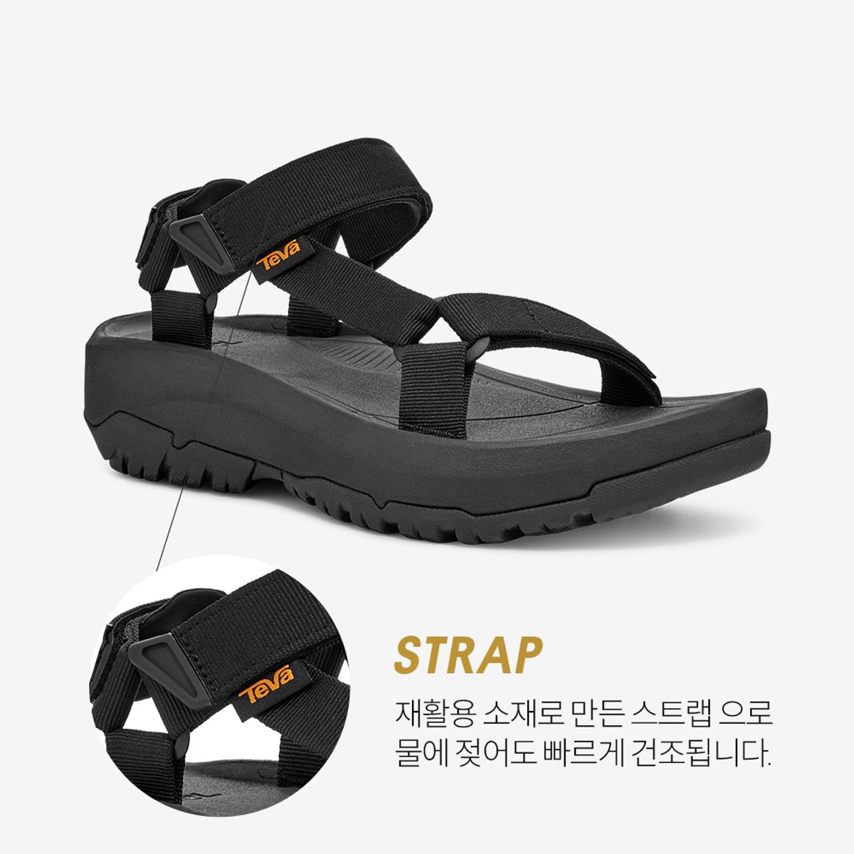 테바(TEVA) 남성 허리케인 XLT2 엠프솔 (BLK) STVM2511251-BLK