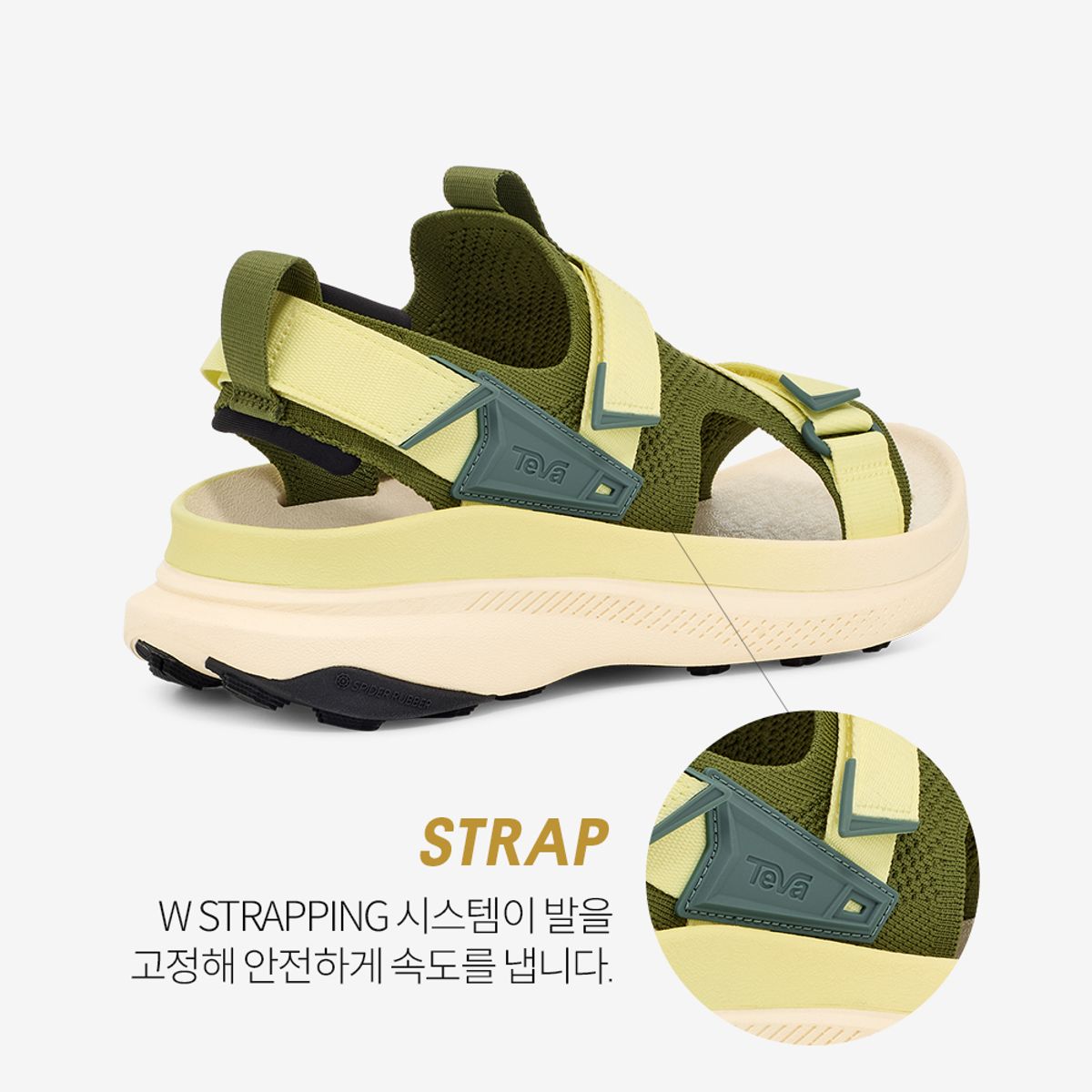 테바(TEVA) 남성 아벤트레일 러닝샌들 (PYN) STVM2516150-PYN