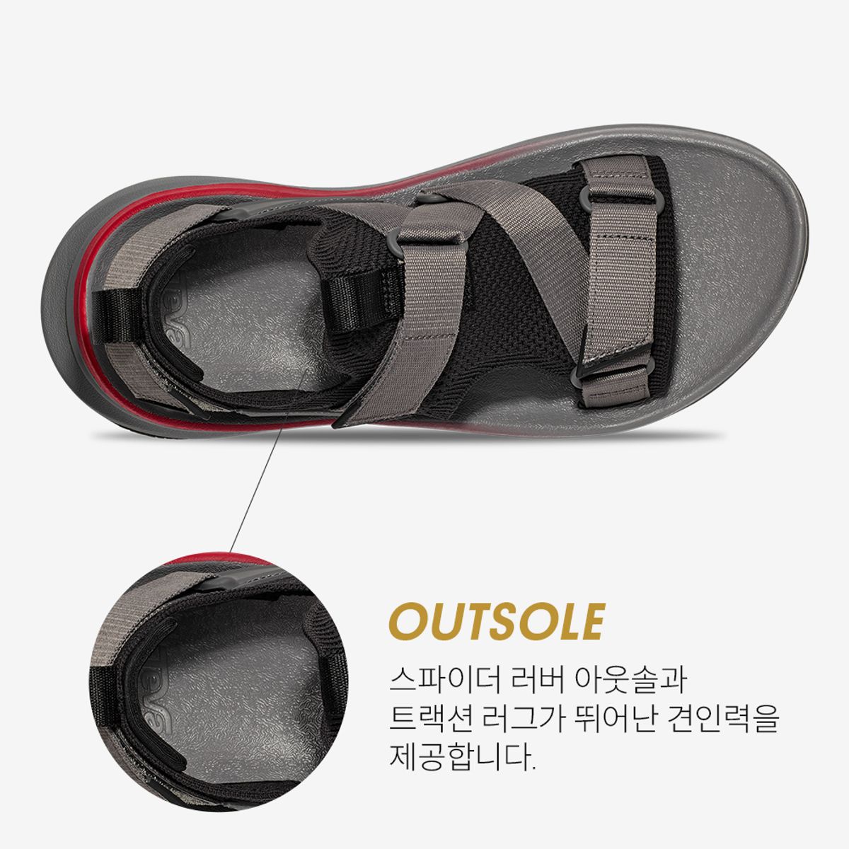 테바(TEVA) 남성 아벤트레일 러닝샌들 (BCR) STVM2516150-BCR