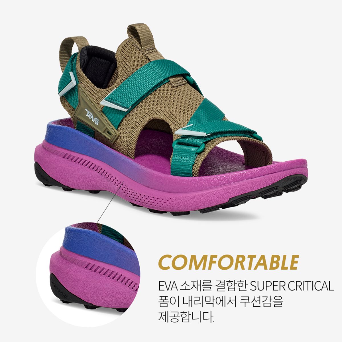 테바(TEVA) 여성 아벤트레일 러닝샌들 (BDV) STVF2516131-BDV