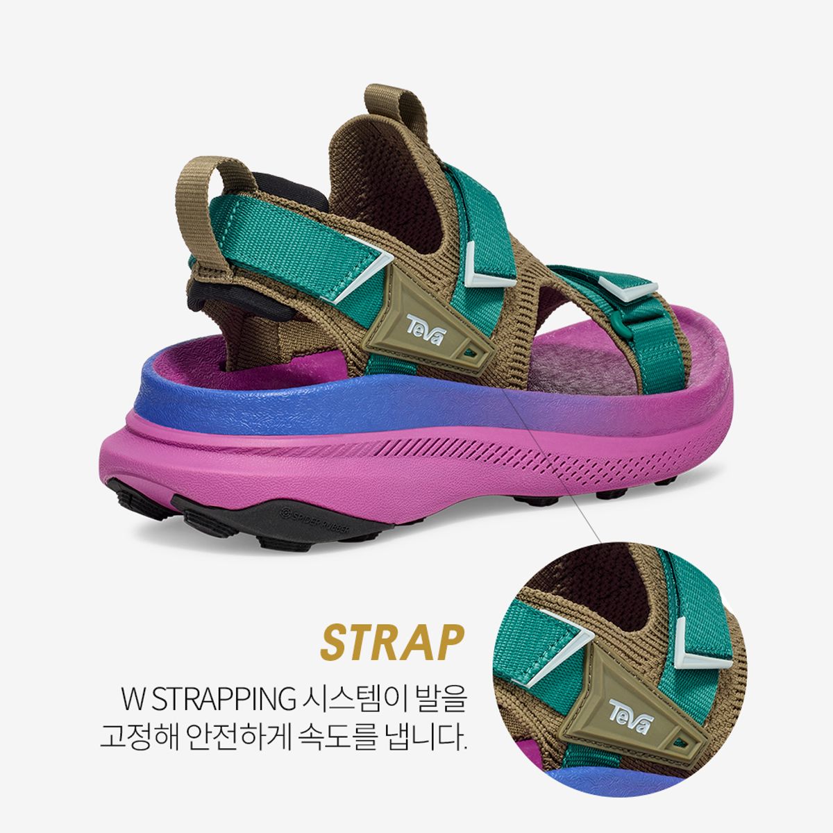 테바(TEVA) 여성 아벤트레일 러닝샌들 (BDV) STVF2516131-BDV