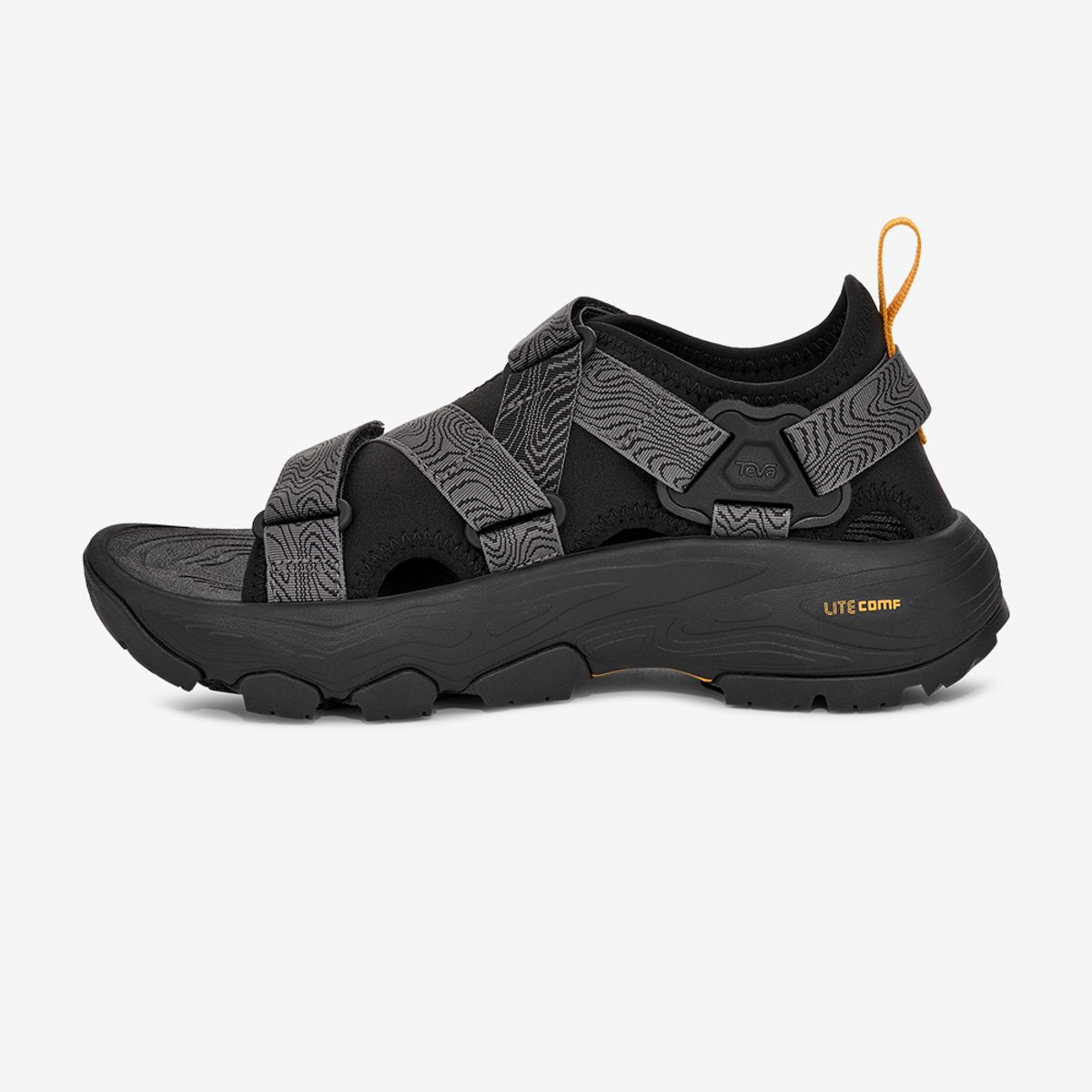 테바(TEVA) 비브람솔 여성 그랜드뷰 맥스 샌들 (BLK) STVF2516230-BLK