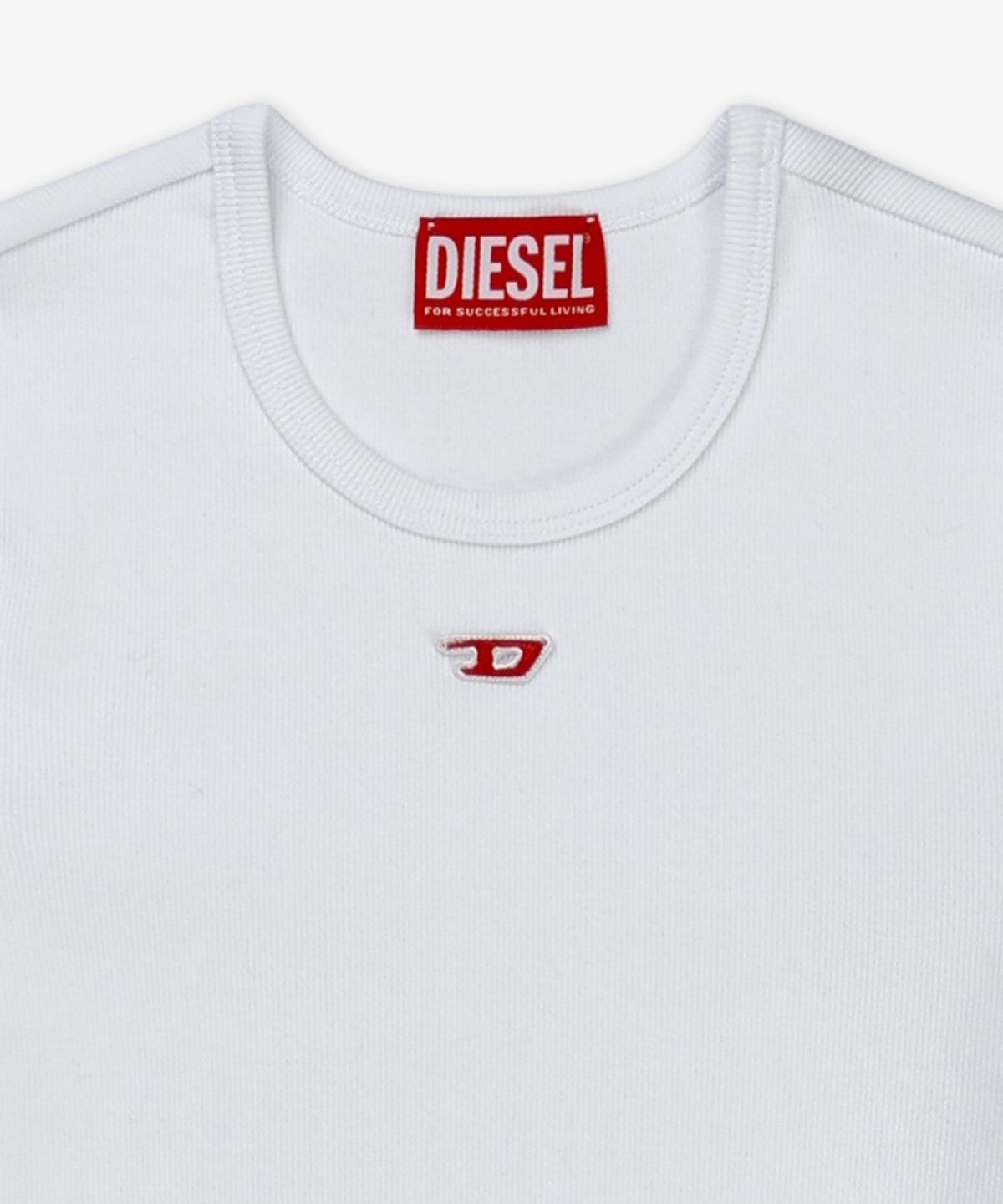 디젤(DIESEL) T 엘르 롱 D 티셔츠 - 화이트 / A149610EJAI100
