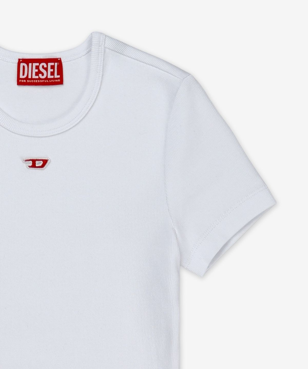 디젤(DIESEL) T 엘르 롱 D 티셔츠 - 화이트 / A149610EJAI100