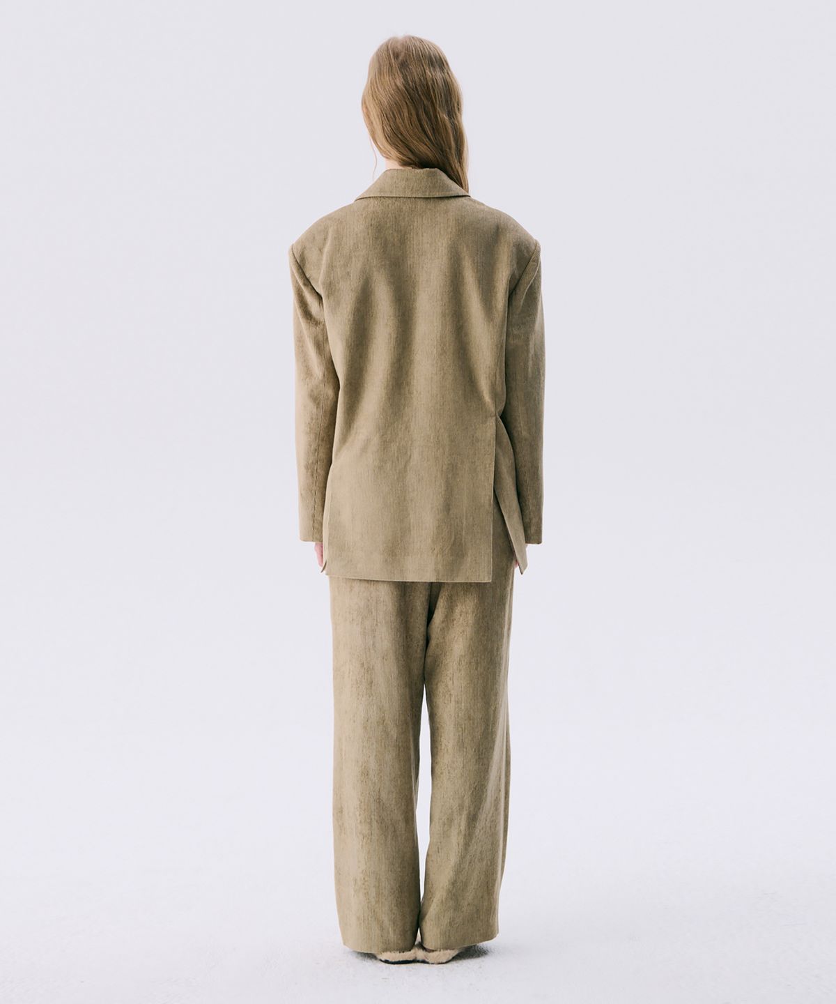 분더캄머(WNDERKAMMER) 25 Corduroy 2-Way Jacket_Light Khaki(25 코듀로이 투웨이 자켓_라이트카키)
