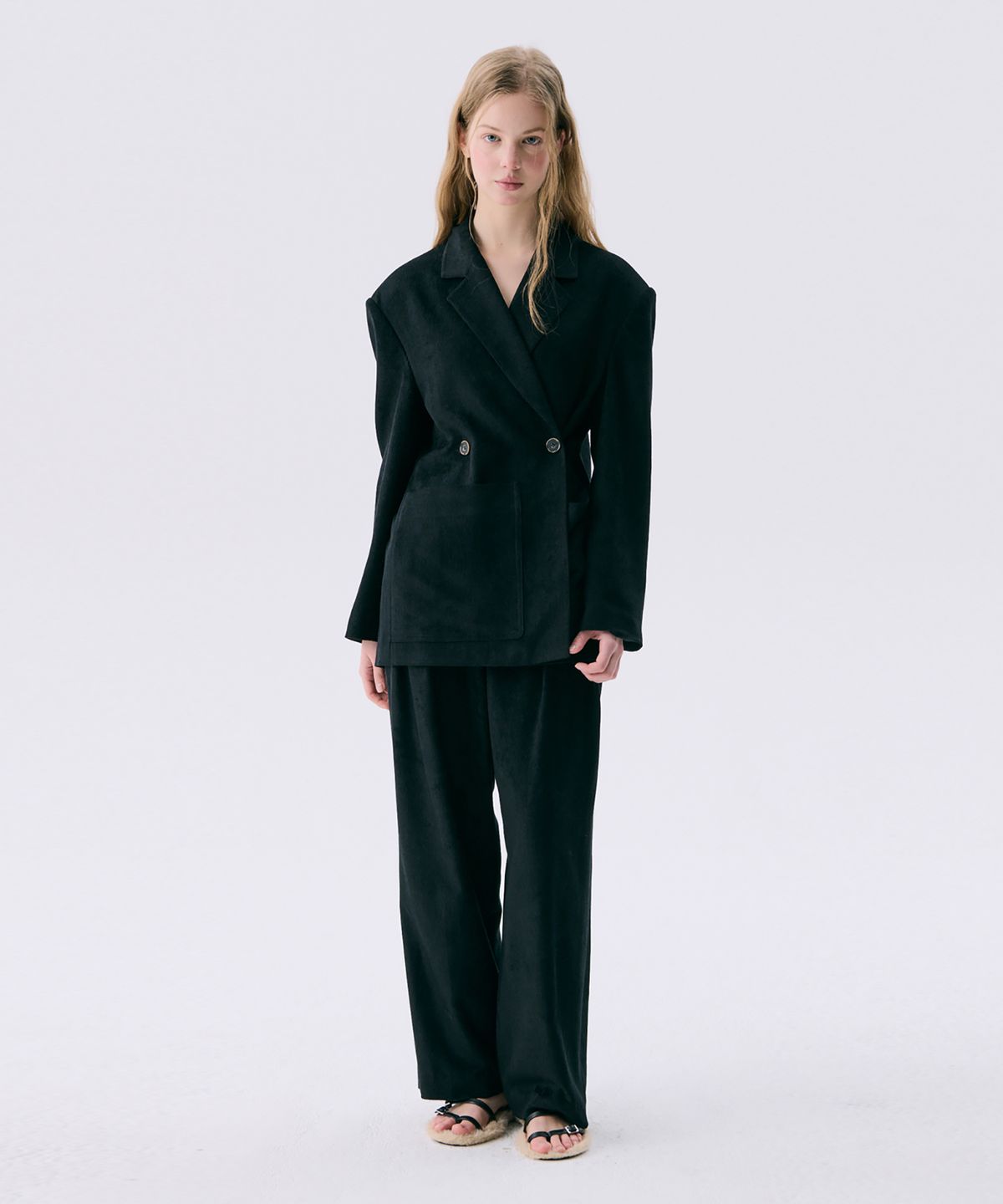 분더캄머(WNDERKAMMER) 25 Corduroy 2-Way Jacket_Black(25 코듀로이 투웨이 자켓_블랙)
