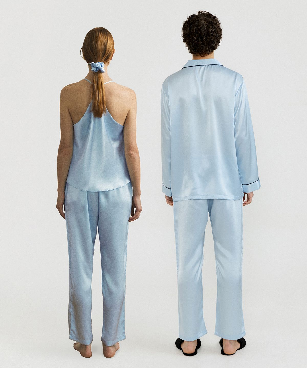 조스라운지(JO'S LOUNGE) (couple) Classic Sky Pajama Set + Camisole Two-piece