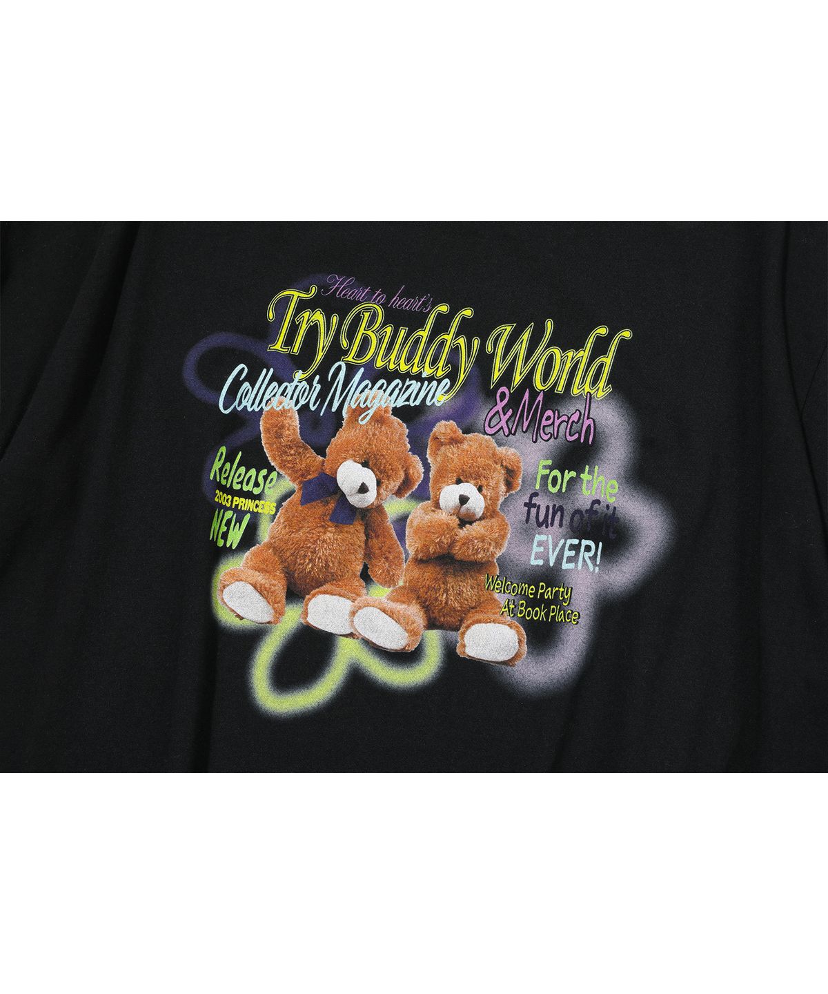 꼼파뇨(CPGN STUDIO) DTP TEDDY BUDDY 반팔티 블랙
