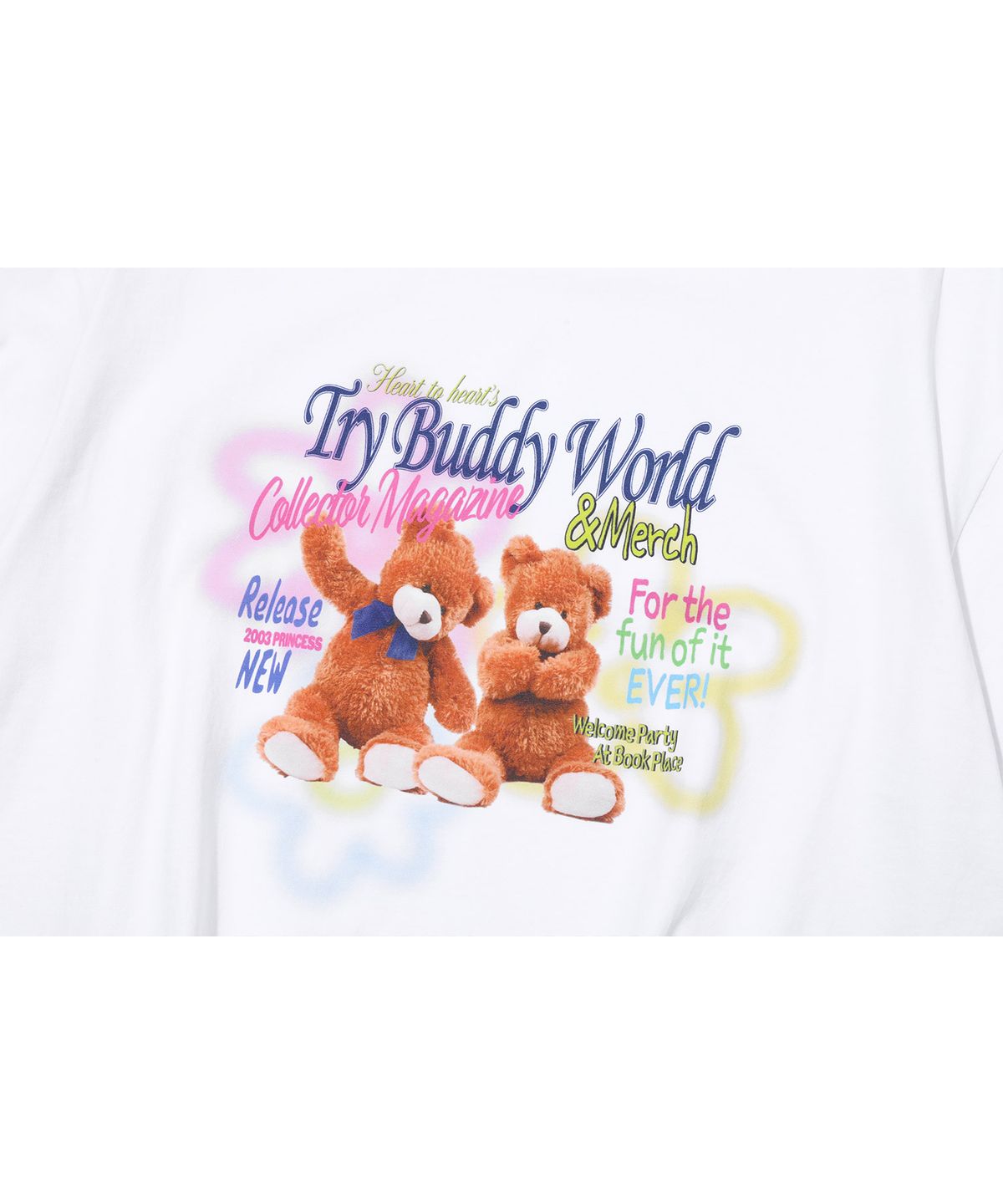 꼼파뇨(CPGN STUDIO) DTP TEDDY BUDDY 반팔티 화이트