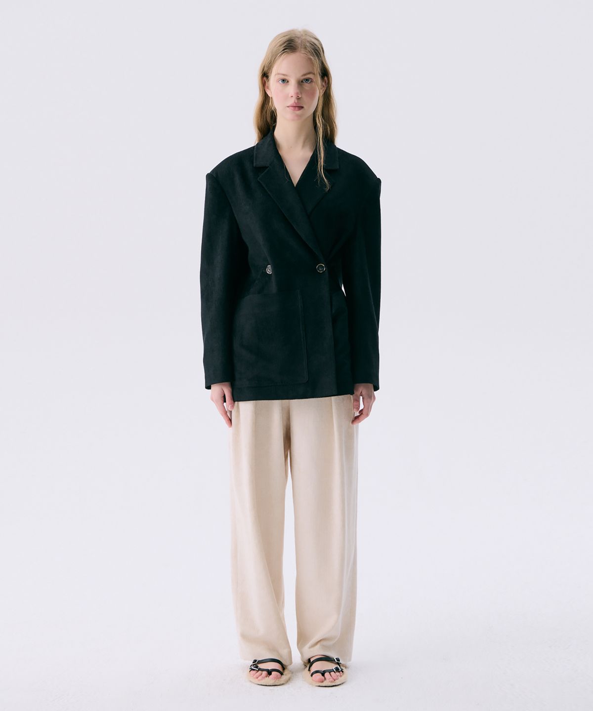 분더캄머(WNDERKAMMER) 25 Corduroy Wide Pants_Ivory(25 코듀로이 와이드팬츠_아이보리)