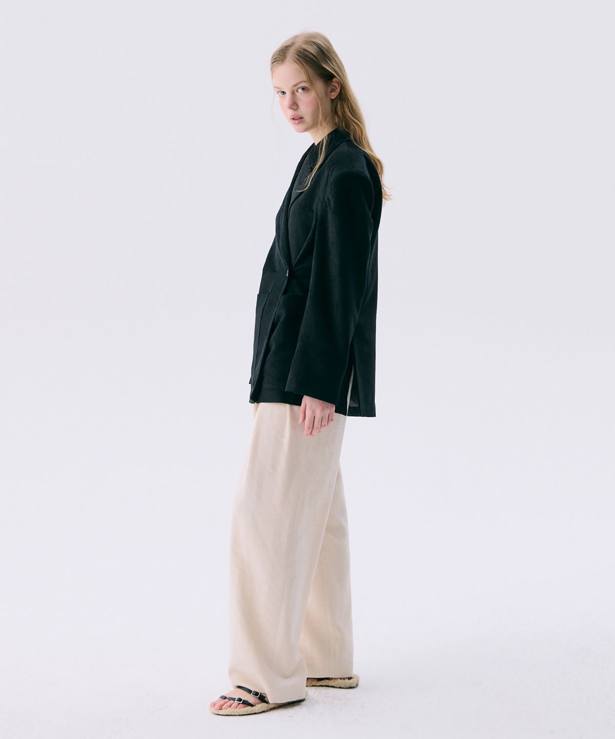 분더캄머(WNDERKAMMER) 25 Corduroy Wide Pants_Ivory(25 코듀로이 와이드팬츠_아이보리)