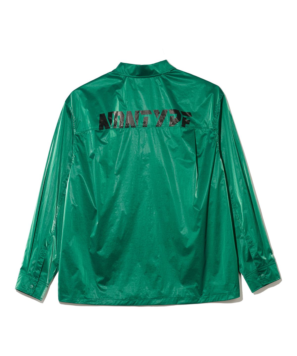 논타입(NONTYPE) PLACKET LAYERED SHINE SHIRTS (GREEN)