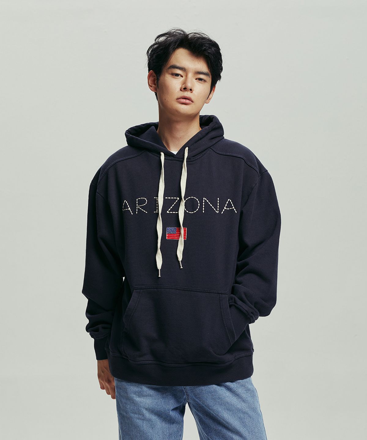 아즈코(AZCO) 아리조나 사시코 후드 (NAVY)
