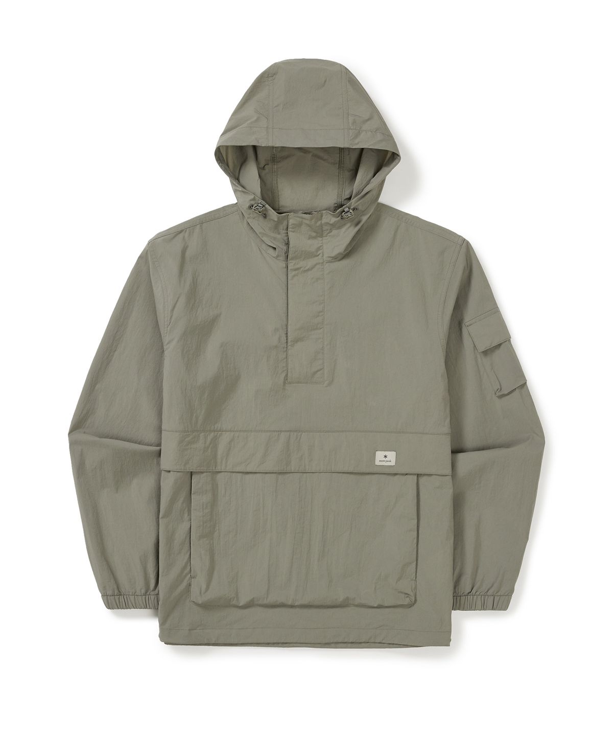 스노우피크 어패럴(SNOWPEAK APPAREL) 루트 후드 아노락 (S25MMRAN60) Khaki Gray