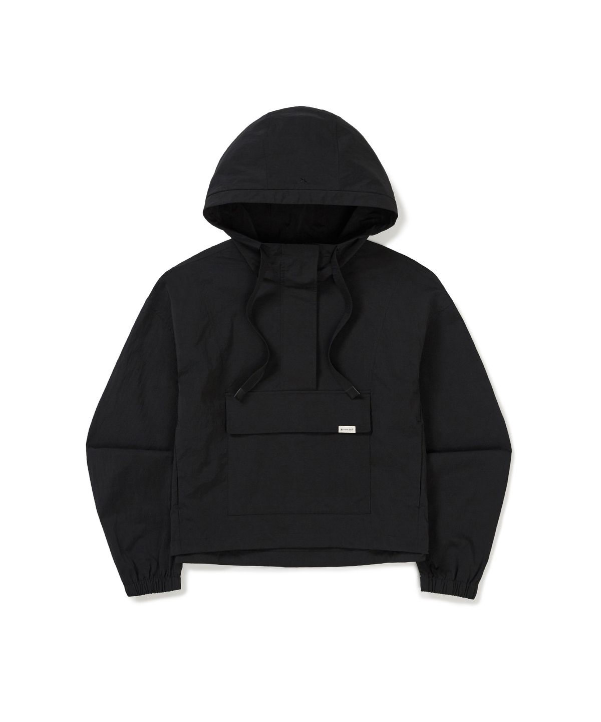 스노우피크 어패럴(SNOWPEAK APPAREL) 루트 여성 크롭 아노락 (S25MWRAN67) Black