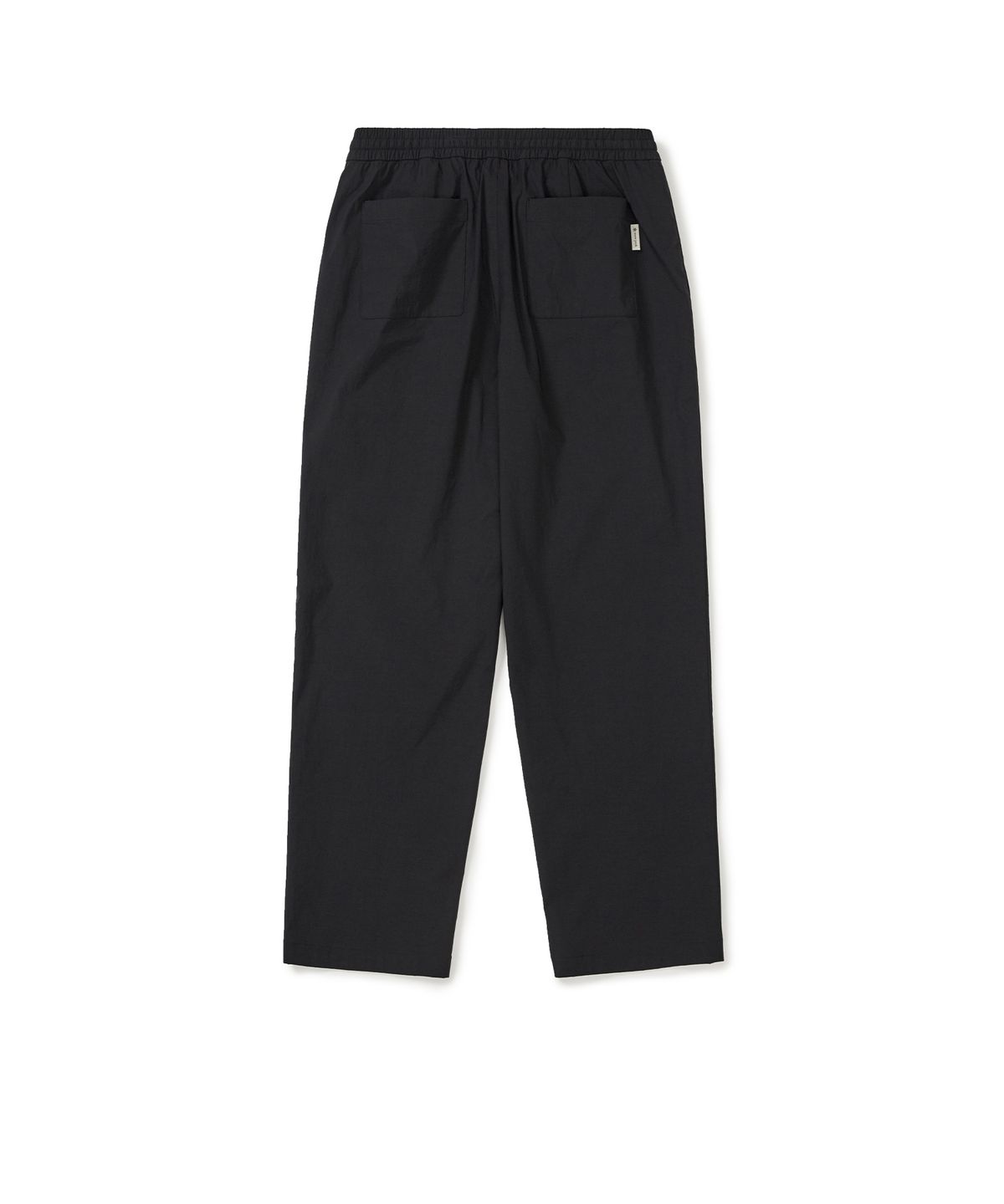 스노우피크 어패럴(SNOWPEAK APPAREL) 면터치 우븐 스트레이트 팬츠 (S25SMFPT70) Black