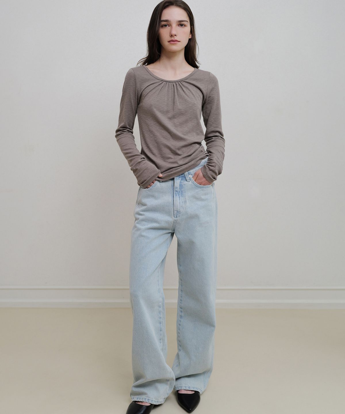 앤니즈(ANDNEEDS) Rony denim (light blue)