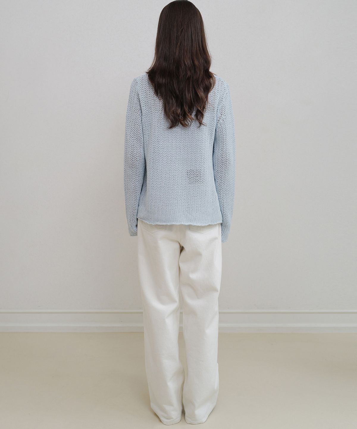 앤니즈(ANDNEEDS) Cotton curved denim (white)